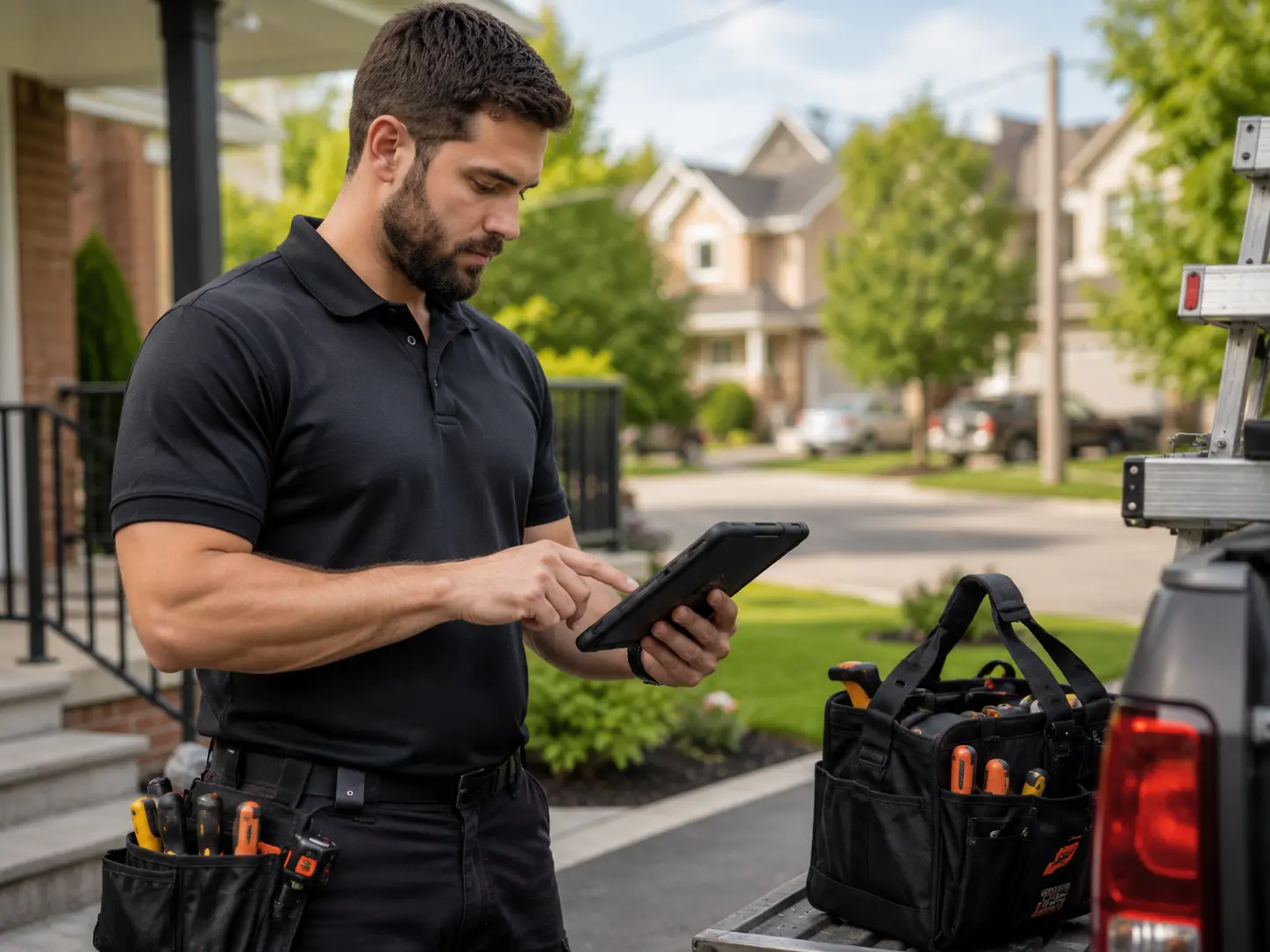 confirm-service-area-postal-code Confirming Ottawa service area with postal code before a handyman visit