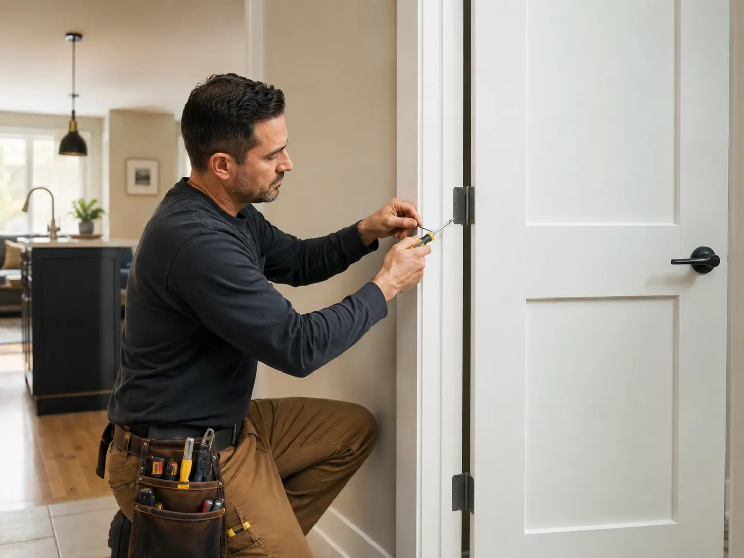 Door repair service in Ottawa for interior doors and hardware