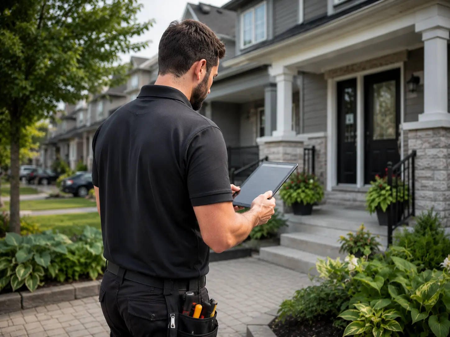 ottawa-service-area-confirmation Handyman confirming service area for an Ottawa home repair request
