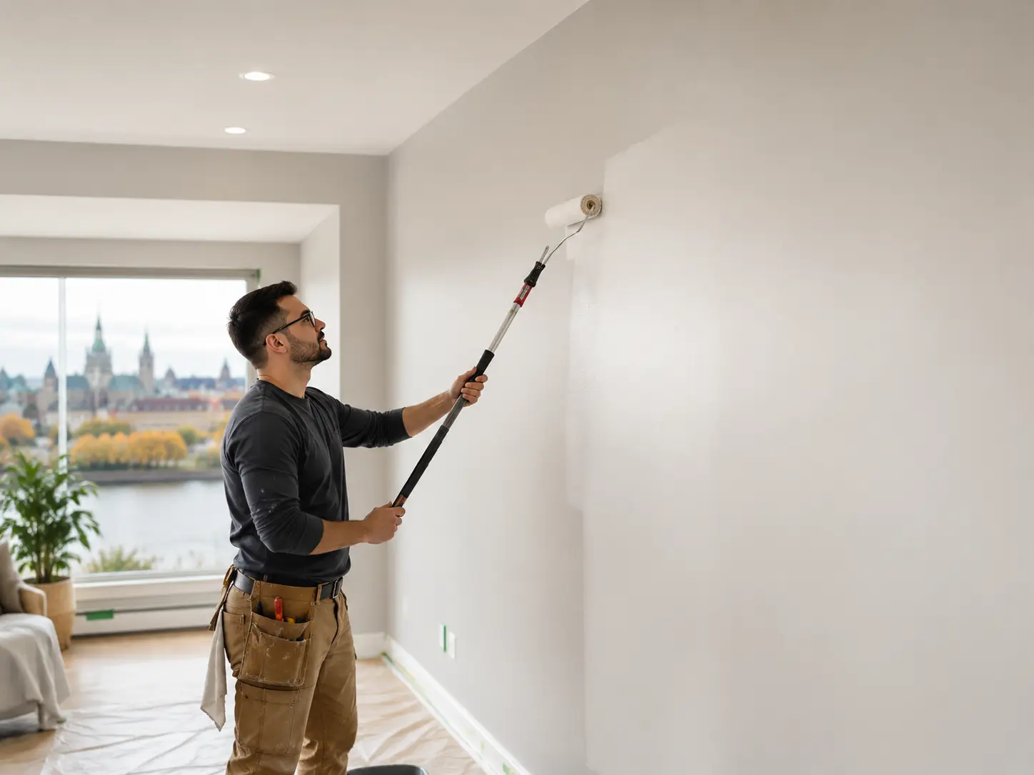 Interior painting service in Ottawa with clean smooth coverage