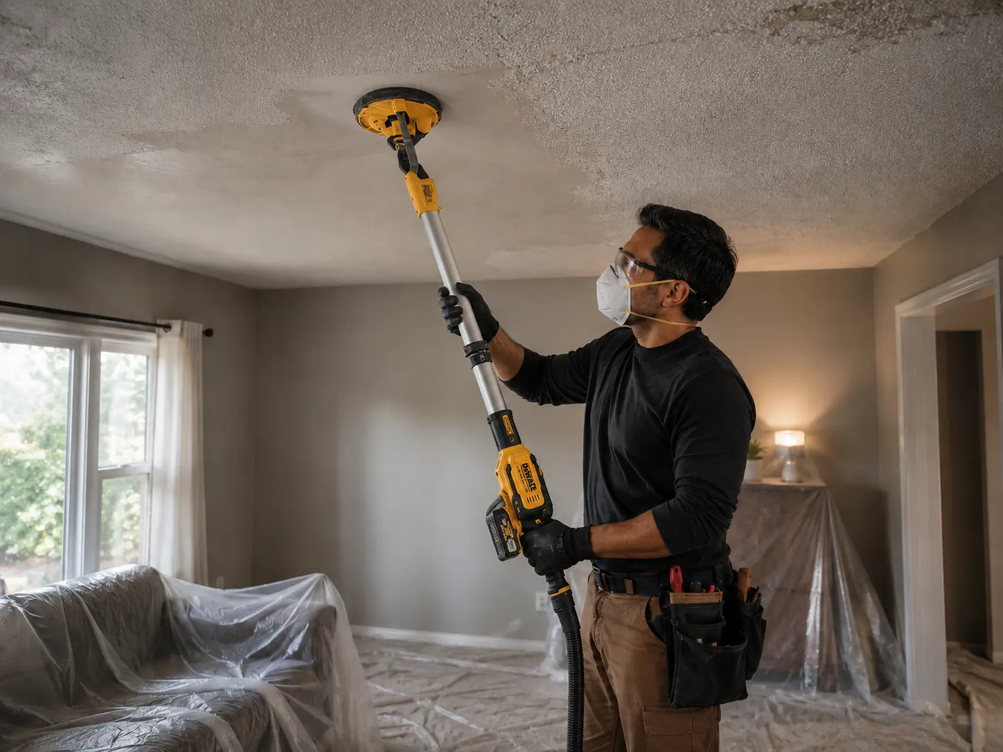 Popcorn ceiling removal service in Ottawa