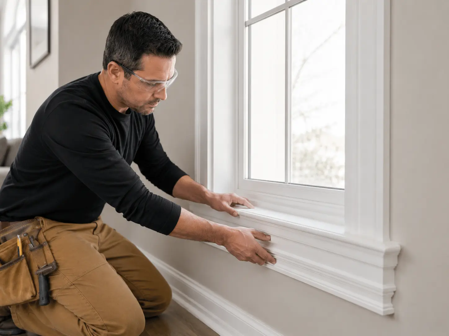 Trim baseboards in Ottawa — baseboard installation and door/window trim